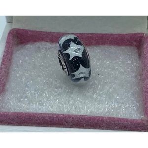 Pandora,” Starry Night Sky” Murano Glass Charm S925ALE 791662CZ M23-5